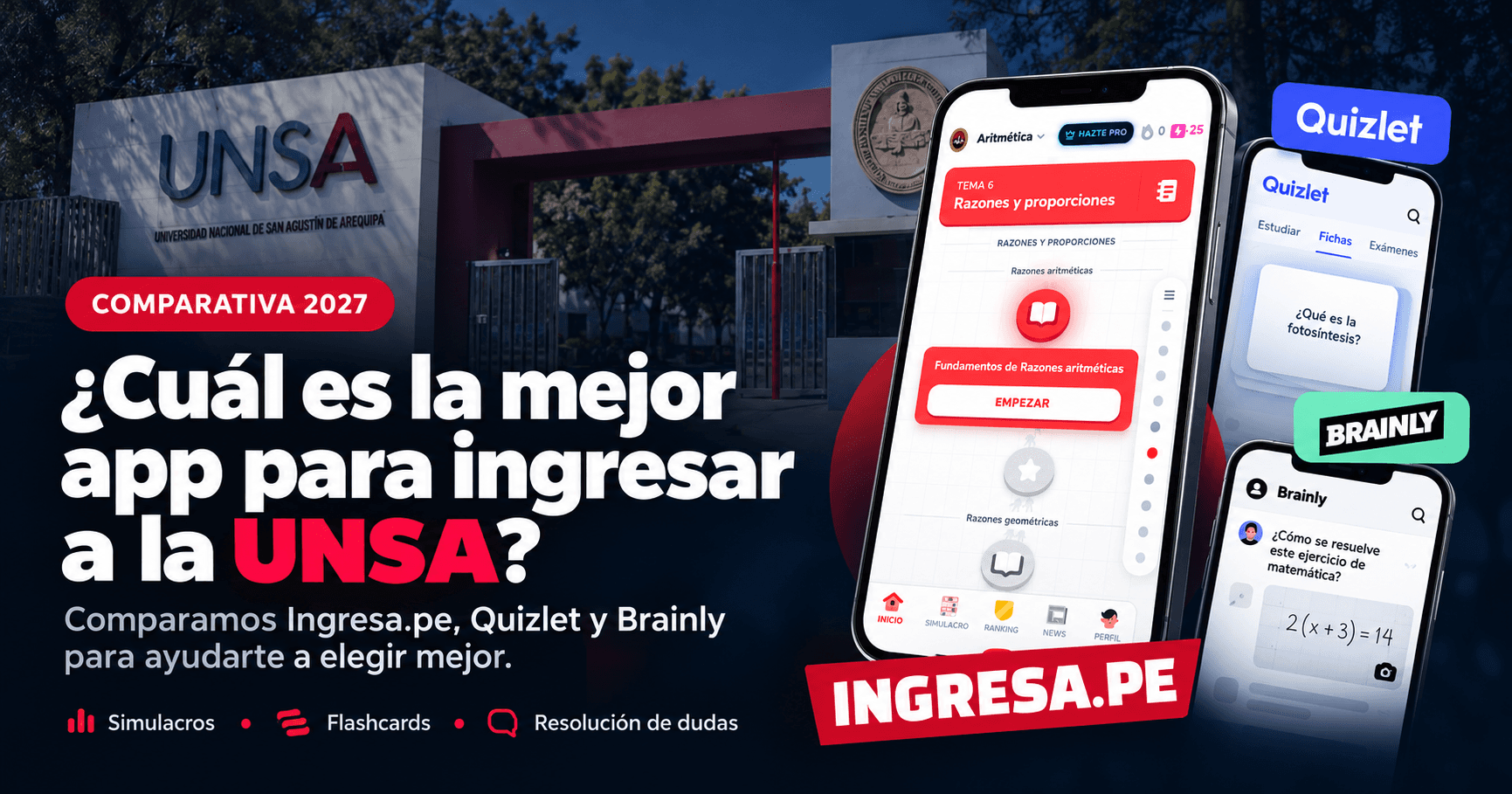 Las 3 Mejores Apps para el Examen de Admisión UNSA 2027